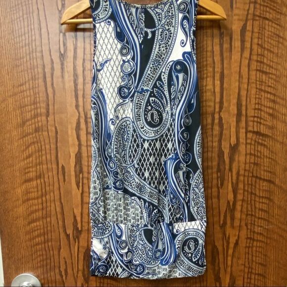 Papaya‎ beaded halter neck paisley floral print jersey knit tunic tank - Picture 6 of 7